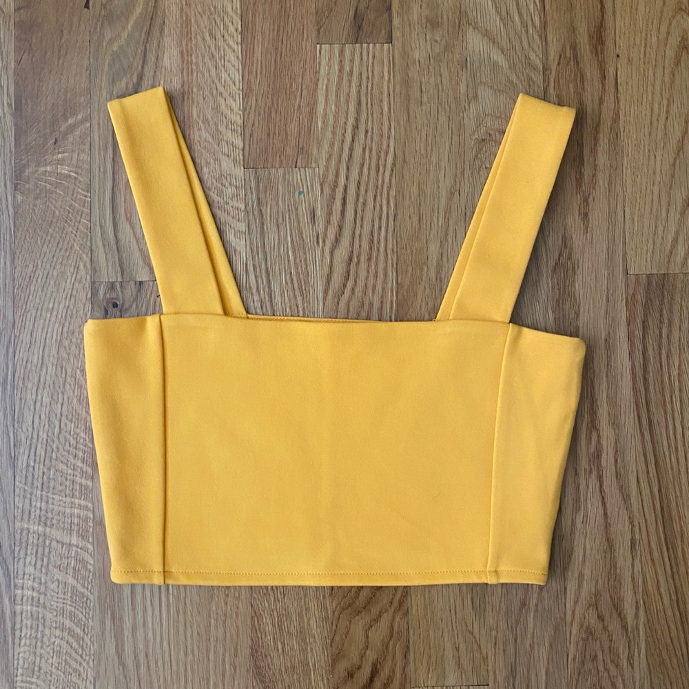 Orange Squareneck tank